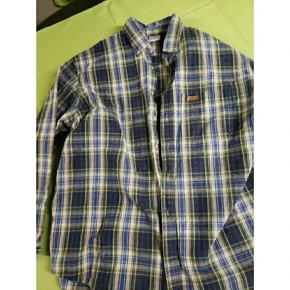 Carhartt Relaxed Fit Plaid Long Sleeve Button Down Shirt XL Nice A43 - Picture 1 of 10